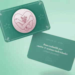 Tarjeta regalo abraza el alma